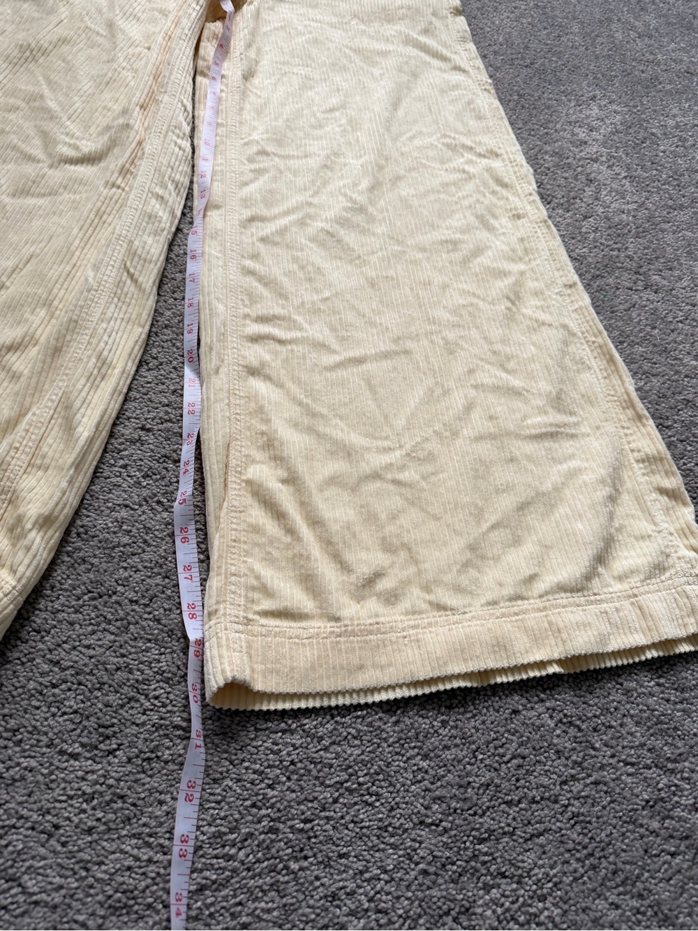 Brand new Universal Thread Wide-Leg Corduroy Pants in cream - Picture 5 of 9